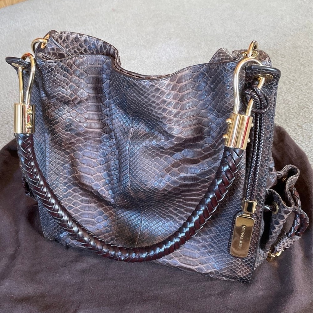 Michael Kors Collection Python Skorpios Bag - Picture 13 of 14